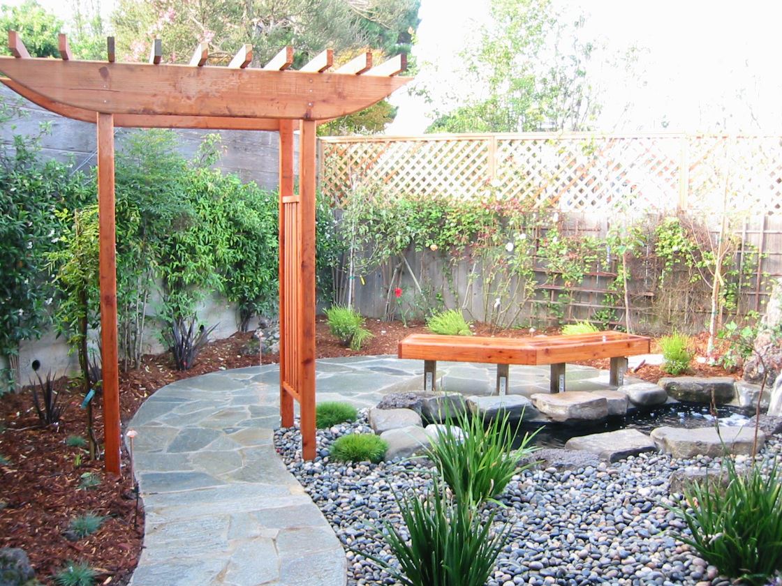 Adding water features to an Asian-inspired garden