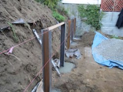 Tamate Landscaping - Support Structure for Retaining Wall