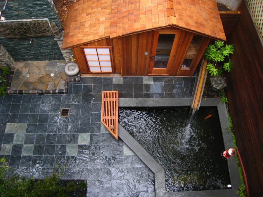 water feature - koi pod