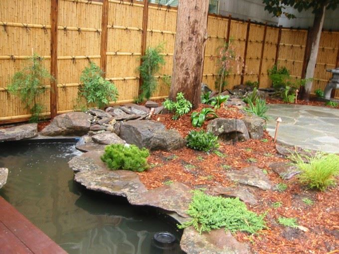 Asian-inspired backyard makeover