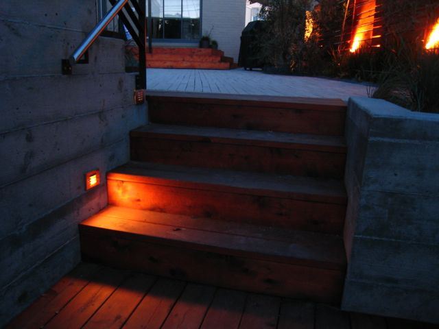 LED Lighting Steps