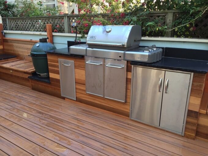 Stainless BBQ with Drawers