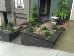 Picture of completed Asian landscaping project in Noe Valley, front