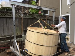 Bernal Heights, Installing a Cedar Tub