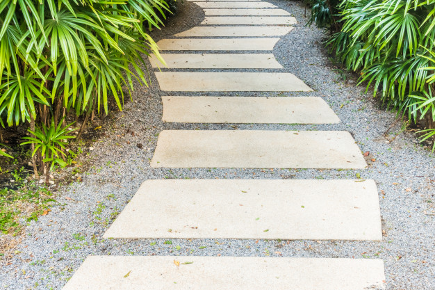 Stone walkway 