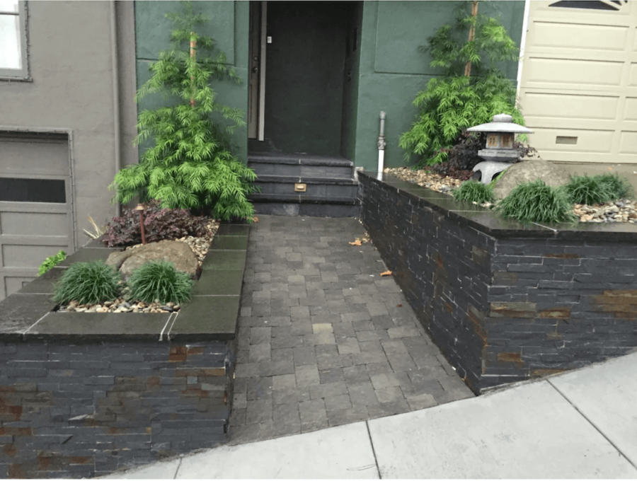 Retaining wall & Curbside Appeal