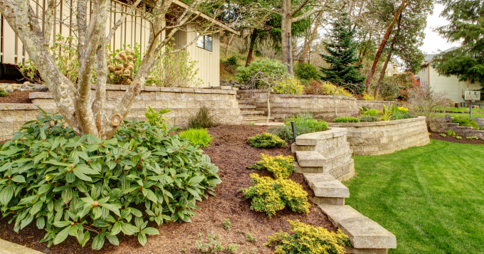 Beautiful steps on steep slope  Garden stairs, Landscape stairs, Steep  hillside landscaping