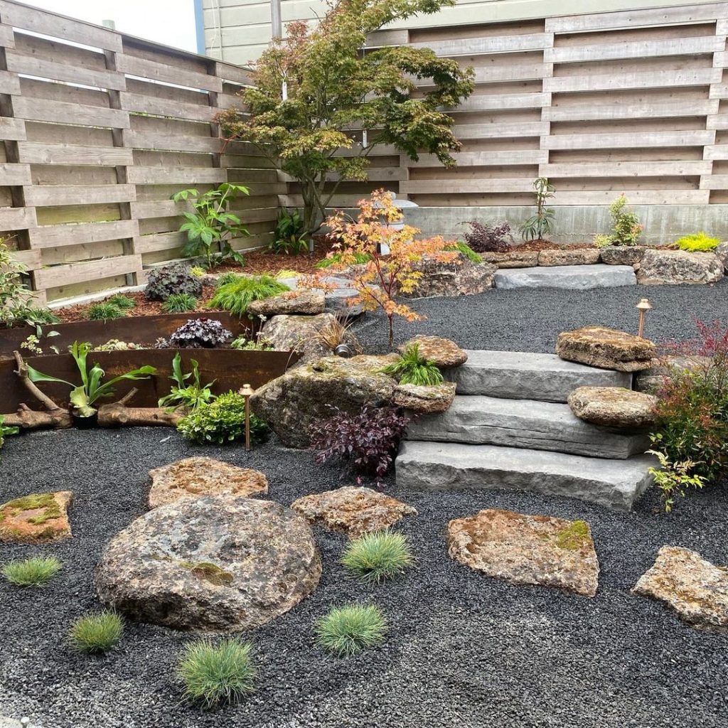 Asian style landscaping project / Tamate Landscaping